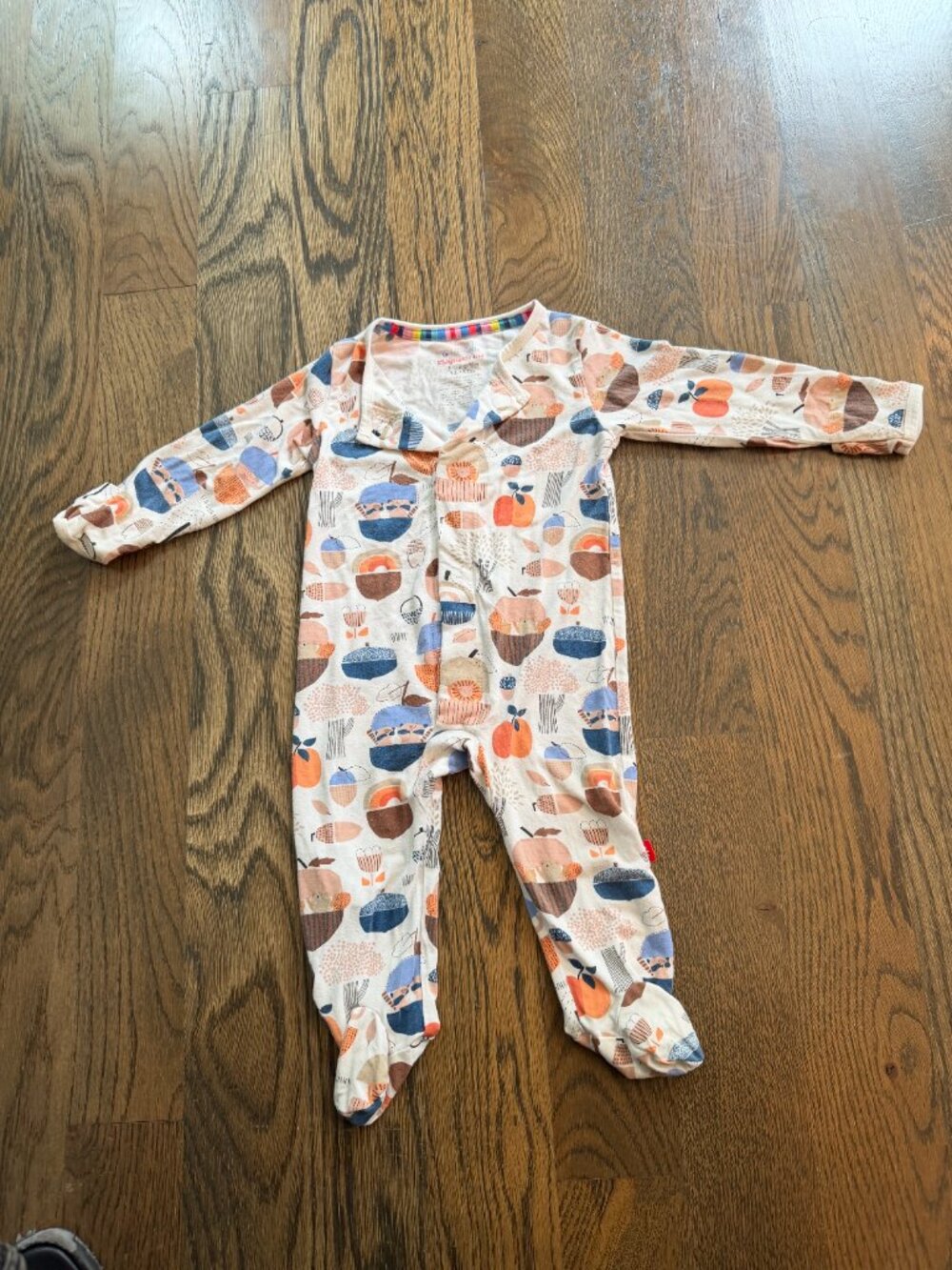 Magnetic Me Squirrel Acorns Footie - 3 to 6 Months